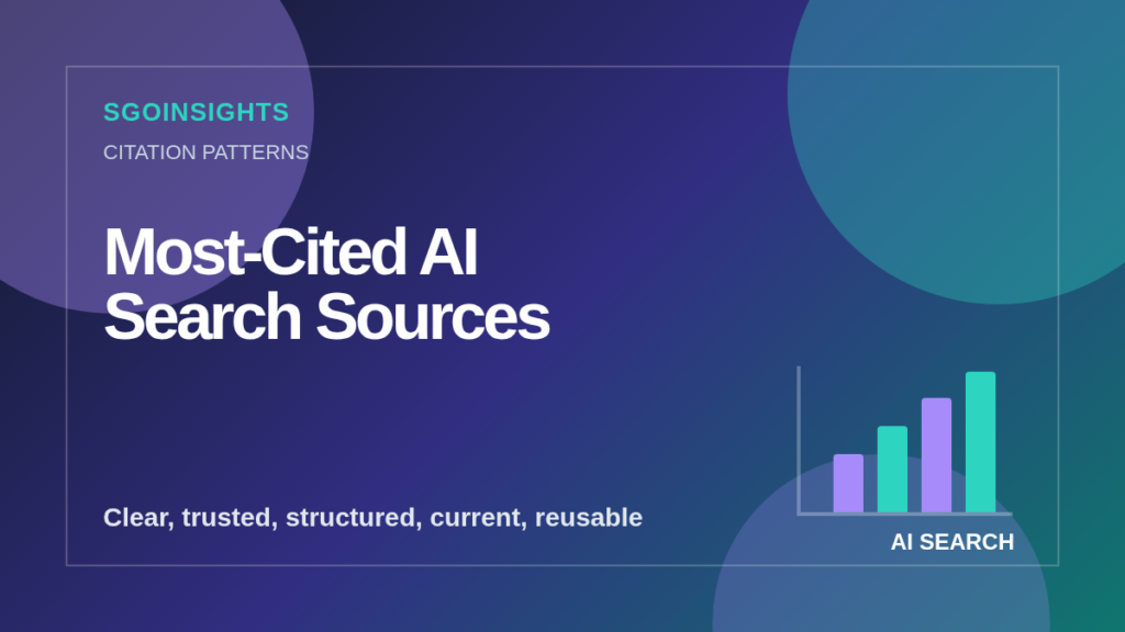 SGOinsights featured image for What the Most-Cited AI Search Sources Have in Common
